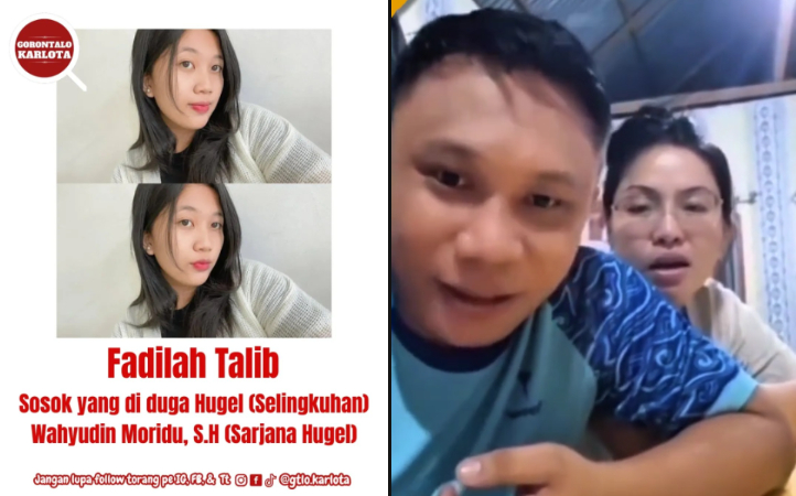 Wahyudin Moridu dan istri sebut Fadilah Talib hanya mainan.